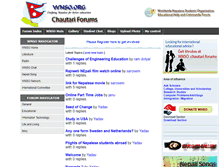 Tablet Screenshot of chautari.org